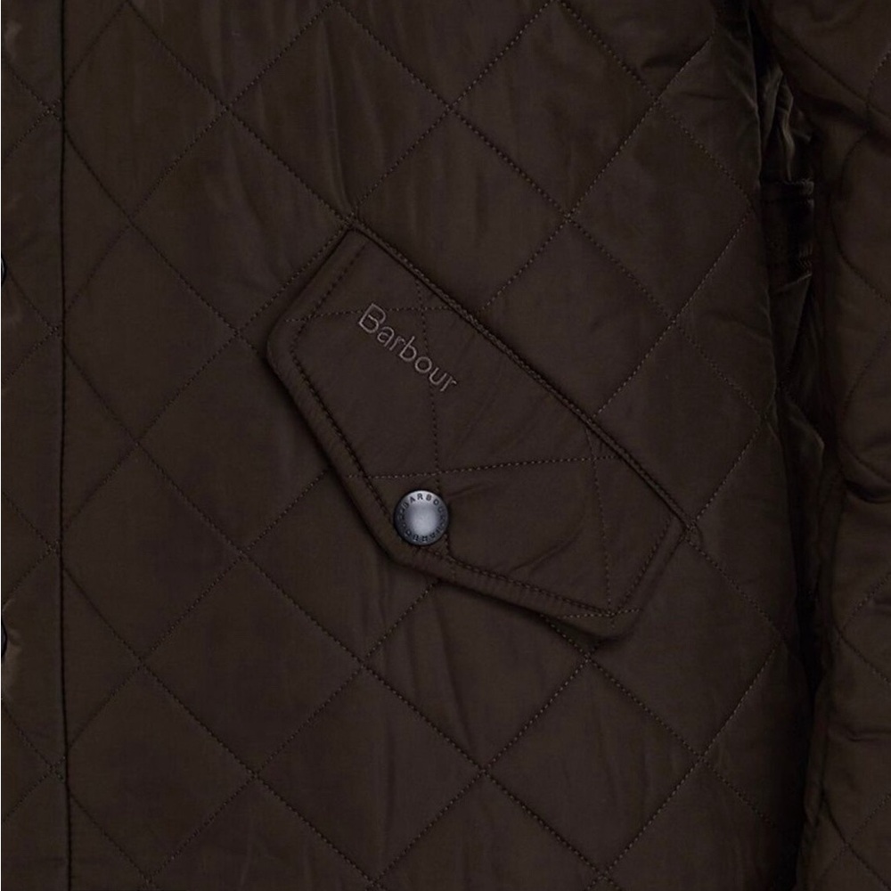 Barbour Men’s Powell Quilted Jacket - Picture 2 of 7